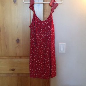 Target red floral dress